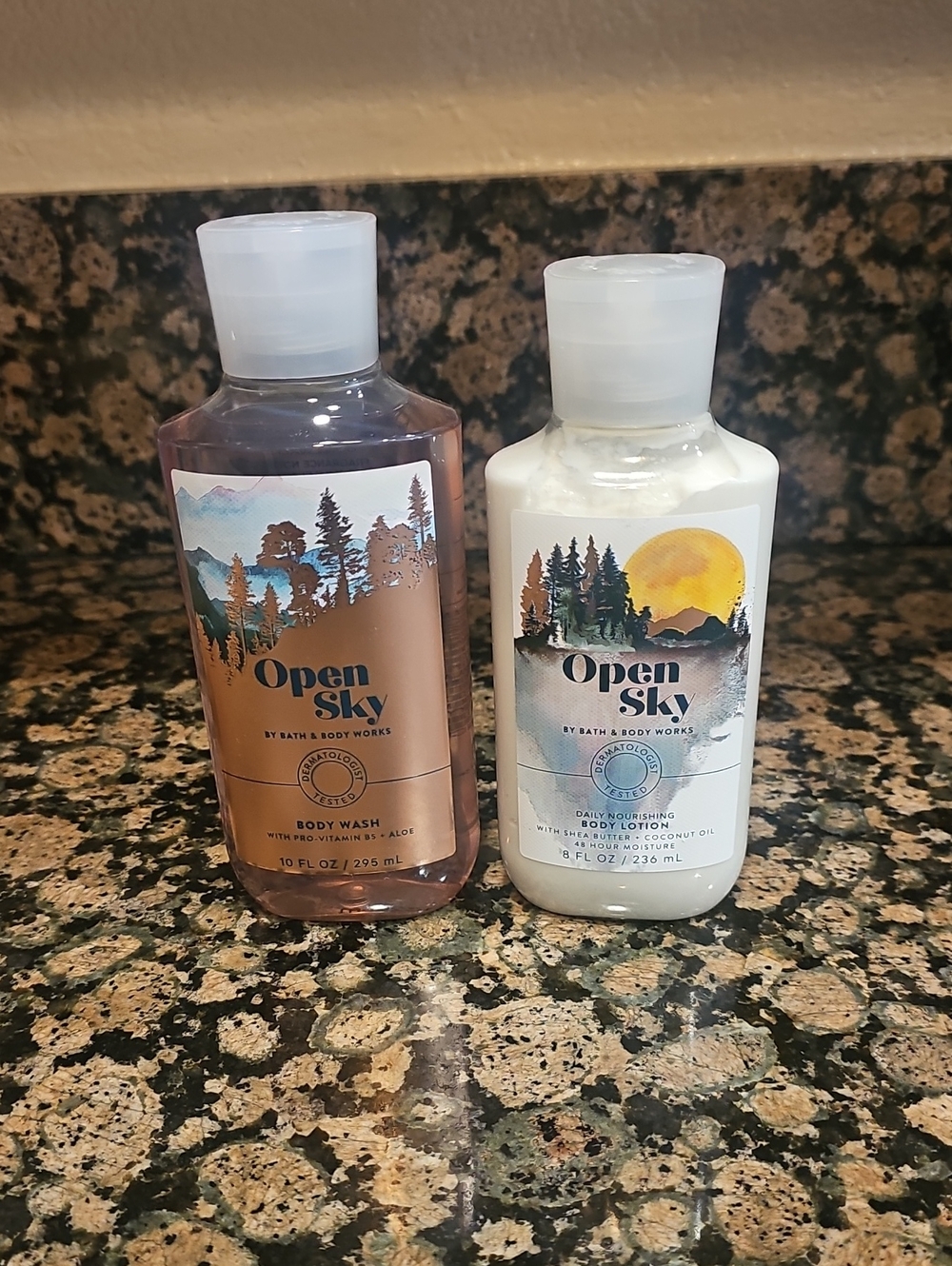 Bath & Body Works Open Sky Body Wash & Lotion